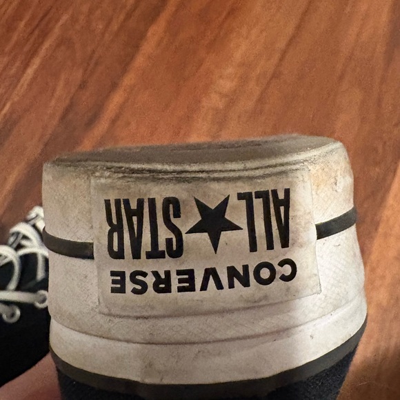 Black hightop platform converse - Picture 9 of 16